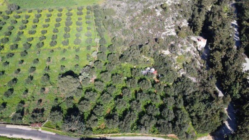 Kampani Kreta, Kampani: Ruhiges Grundstück in Akrotiri mit Bergblick zu verkaufen Grundstück kaufen